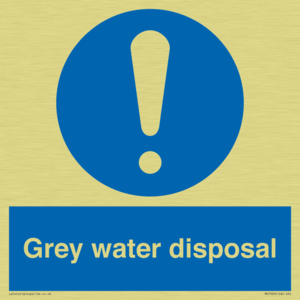 Grey water disposal